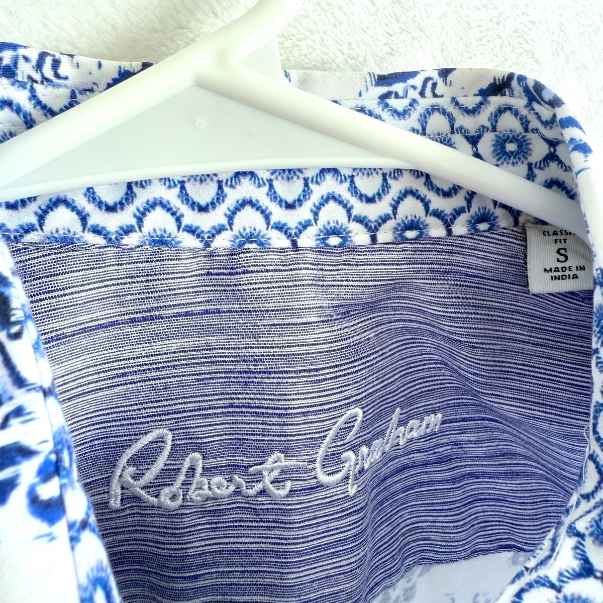 Robert Graham Men's Criswell Long-Sleeve Woven Button Down