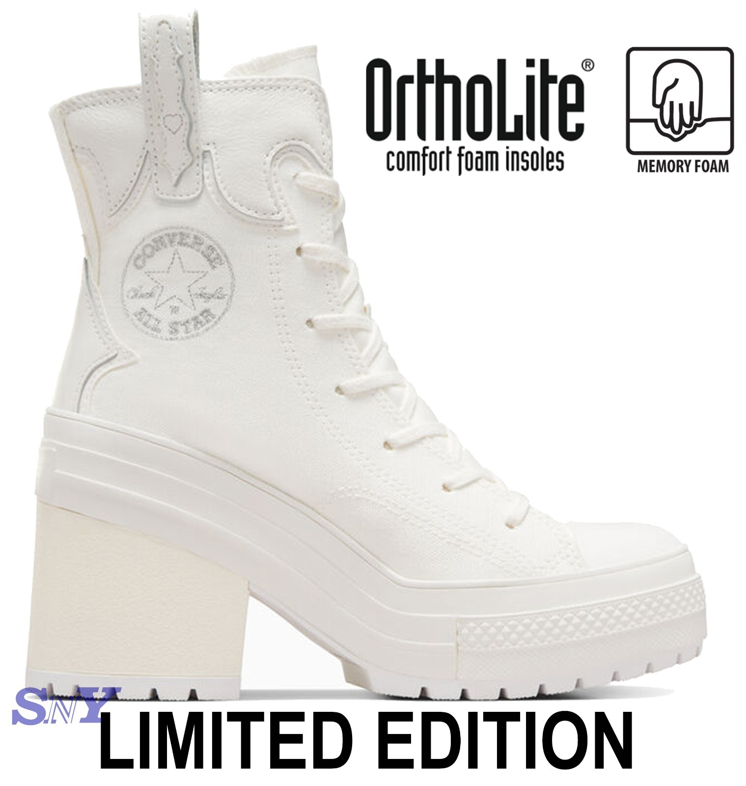 CONVERSE Chuck 70 De Luxe Western Cowgirl Boots Limited Edition Womens-image