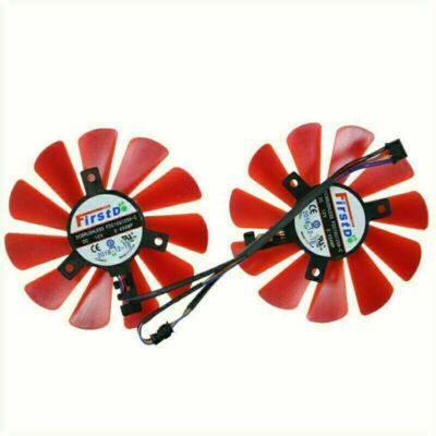 1 Paar 85mm Grafikkartenlüfter for XFX AMD Radeon RX 570 4GB GDDR5 FDC10U12S9-C