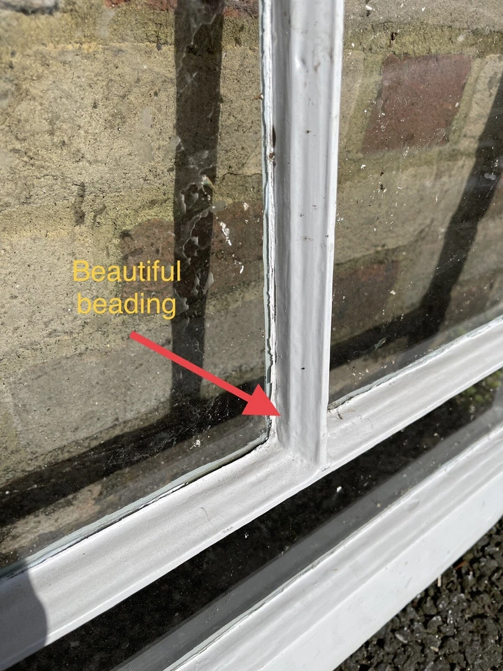 Reclaimed Old Victorian Edwardian Wooden 3 Panel Sash Window - Image 3 of 4