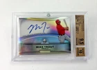 MIKE TROUT SIGNED 2010 BOWMAN PLATINUM PROSPECT REFRACTOR ROOKIE CARD BGS 9.5