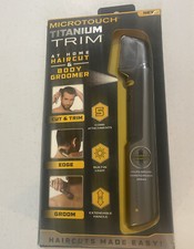 MicroTouch Titanium Trim Pro Hair Cutting  Body Groomer Open Box