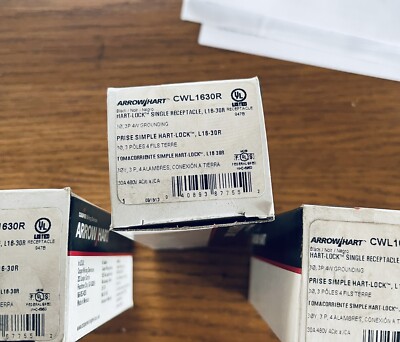 AHL1630R 30a 4/W 480v Rec,  Cooper Wiring Devices Inc