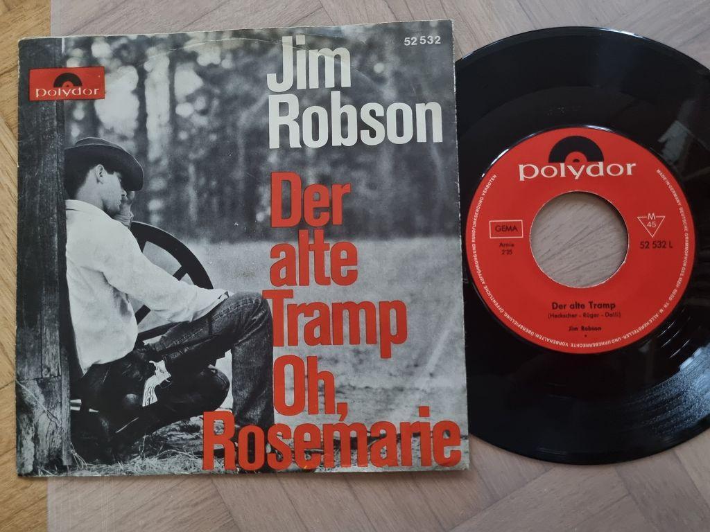 7"" Single Jim Robson - Der alte Tramp Vinyl Germany