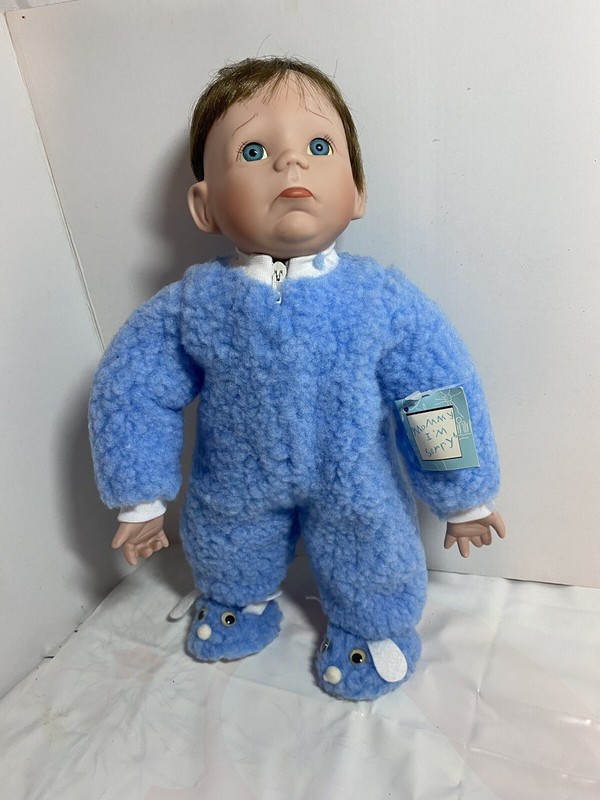 Mommy I'm Sorry  Kathy Barry-Hippensteel Ashton-Drake 1992 Porcelain Doll Limitd