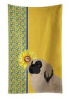 Summer Sunflowers Cream Pekingese Kitchen Towel Wdk5453Ktwl