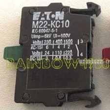 QTY:5 M22-KC10 FOR Eaton Moeller auxiliary contact Contact module