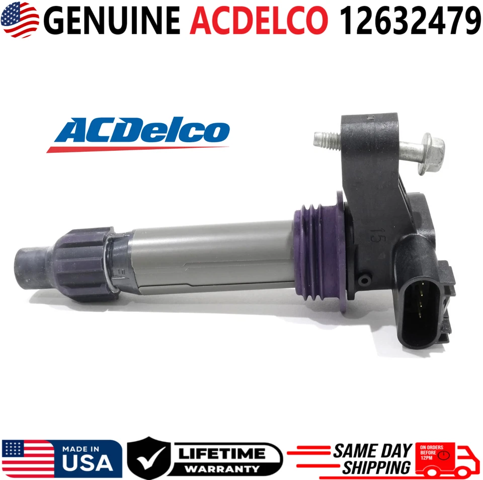 Bobina de encendido original ACDelco x1 para Cadillac Chevrolet GMC 2007-2019, 12632479 Foto 2 de 4