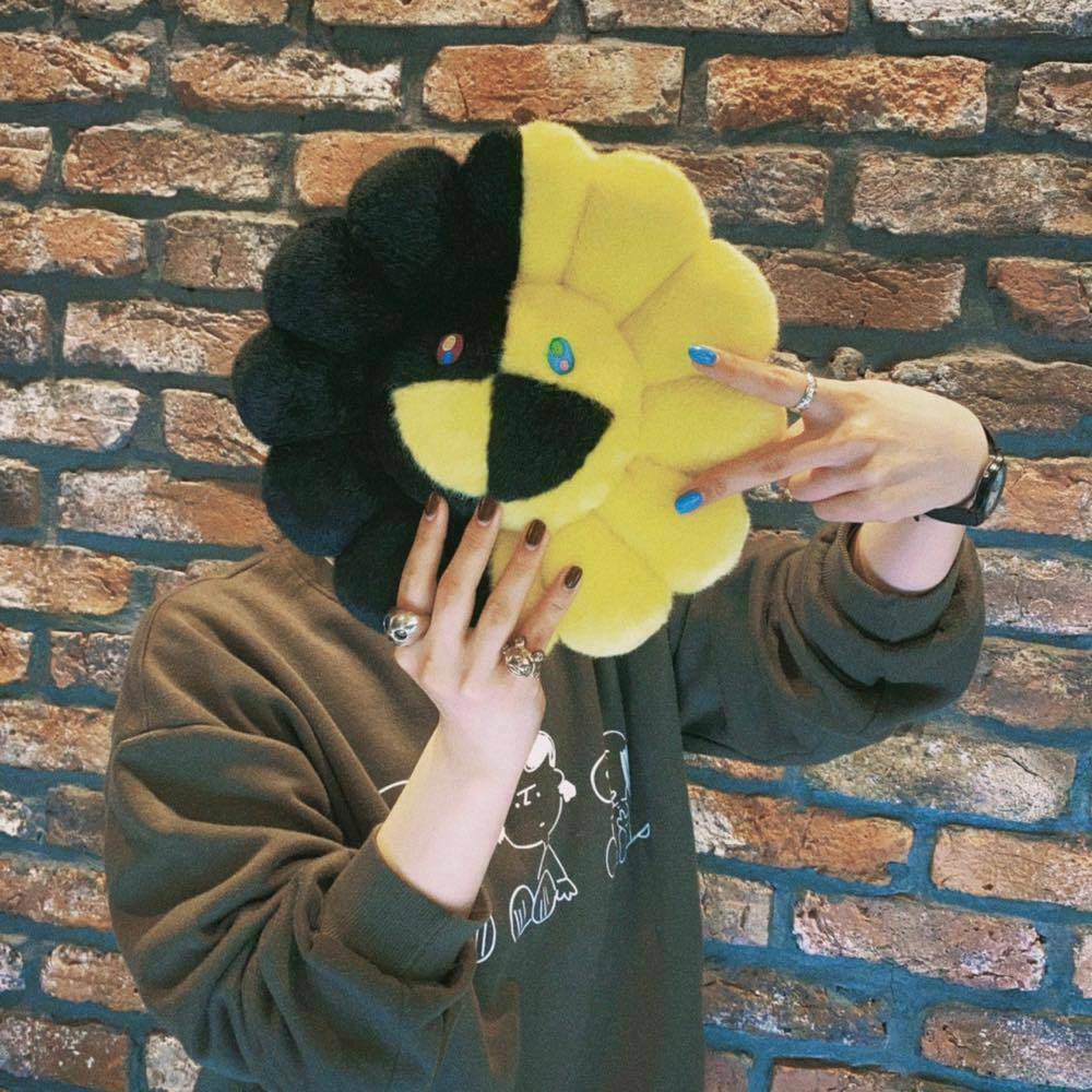 Takashi Murakami TM × HIKARU Collaboration Flower Cushion Pillow