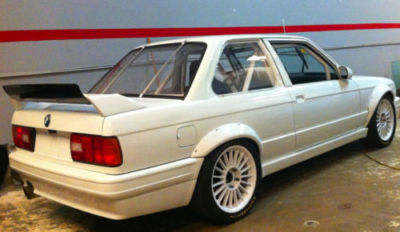 BMW E30 M3 Evo Look Rear Spoiler - Fiberglass, Unpainted, Made In Poland For 3 Series