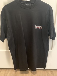 balenciaga small logo tee