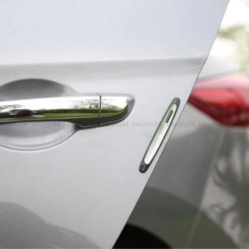 Protector de puerta de esquina para parachoques de coche accesorios protector antiarañazos pegatina 4x - Imagen 4 de 7