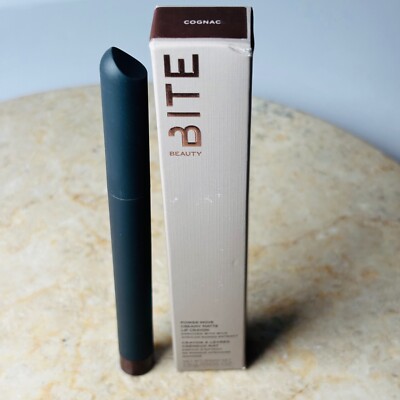 Bite Beauty Power Move Creamy Matte Lip Crayon Lipstick  COGNAC Red Brown NIB