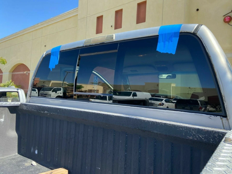 Fits 1988-2000 Chevy Pickup C&K 2500 & 3500 Back Glass Manual Slider Window+Glue - Image 4 of 4