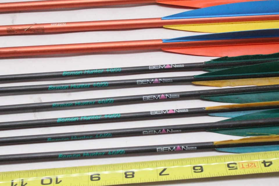 (10) Carbon/Aluminum Crossbow Arrows (6) Are Beman Hunter (Need Fletching) Lot - Image 3 of 4