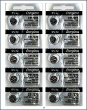 ENERGIZER 371 370 SR920W SR920SW (10 Pieces) Brand New Battery Authorized Seller