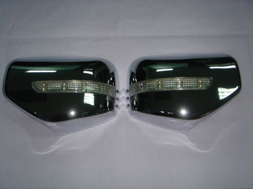 MIRROR COVER ( CROME or COLOR ) WITH LED FOR MITSUBISHI L200  TRITON  2006-2013 - Picture 1 of 3