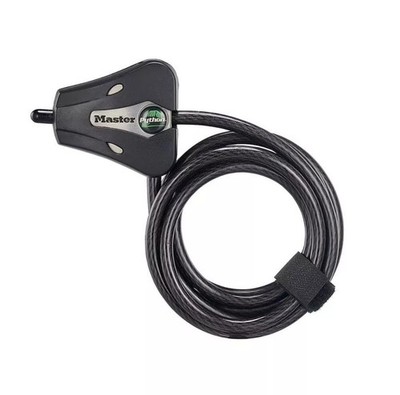 Master Lock 8418D Python Adjustable Bike Cable Lock 6ft with Key
