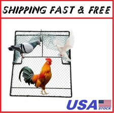 Humane Pigeon Trap,Bird Trap for Quail,Turkey,Net Traps 19.7x23.6 inch