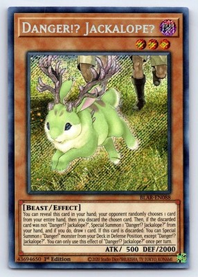 Danger!? Jackalope? Super Rare 25th Anniversary Rarity Collection RA01-EN013 LP