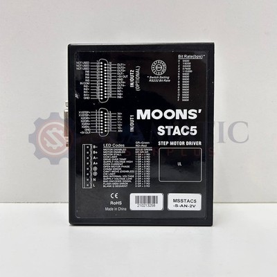 Moons MSSTAC5-S-AN-2V Two Phase DC Stepper Motor Drives , V#1222 (TESTED)