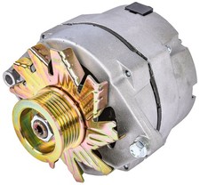 Jegs 1-wire Gm Alternator 140 Amp Output Serpentine Pulley Natural Finish