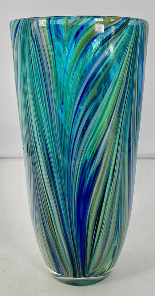Cyan Design Turin Large Vase Turquoise, Cobalt Blues - Image 2 of 4