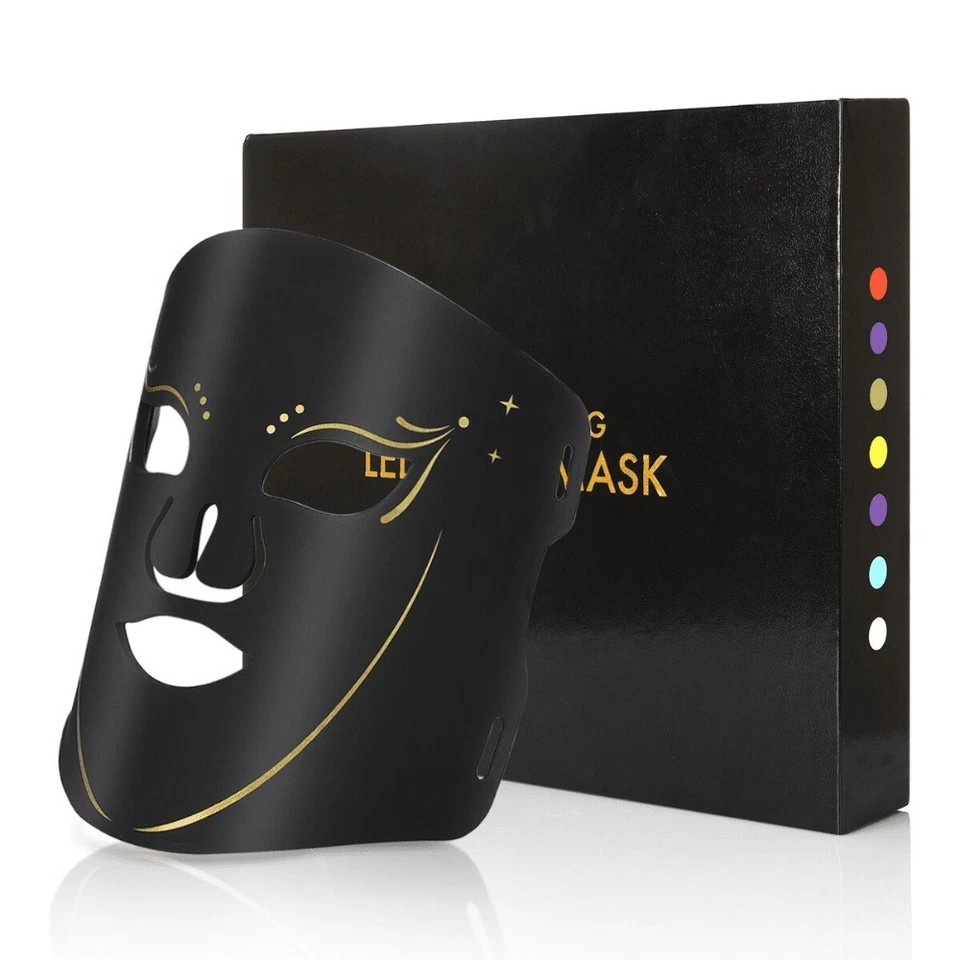 Red Light Therapy Mask 7-Color LED Face Mask Light Therapy Facial Beauty Machine - Image 2 of 4