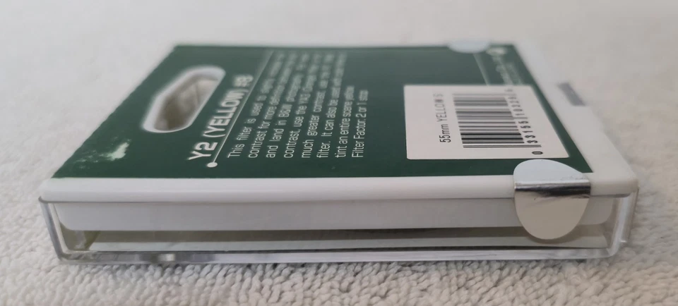 Sealed KENKO Yellow Y2 Filter 55mm Double Face Coated Made In Japan NEW - Image 4 of 4