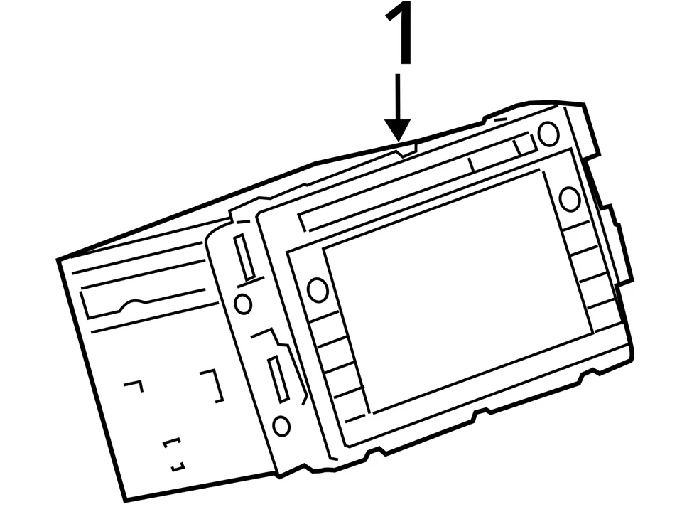 2010-2011 年 GMC Sierra 1500 Am FM CD 播放器 收音机 接收器 ERUQB — 第 4/4 张图片