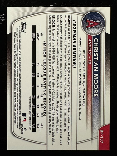 2025 Bowman Prospects - You Pick Base Paper #BP1-BP150 - 1st Bowmans - All Cards - Picture 214 of 300