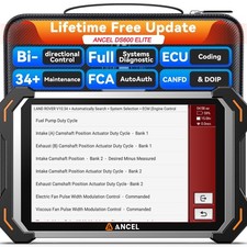 ANCEL DS600 Elite OBD2 Scanner Bidirectional Full System Diagnostic ECU Coding