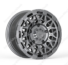 16" Gunmetal Grey AT8 Alloy Wheels Fits Vw T4 Caddy + Mercedes Vito Wheels Only