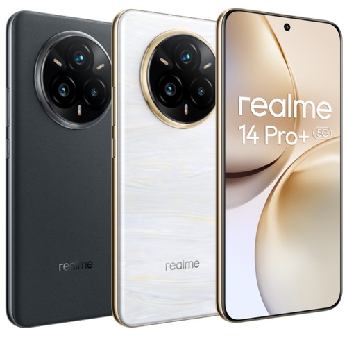 Realme 14 Pro+ Plus 5G 12G+512G Smartphone 6.83" OLED 50MP 6000mAh Dual SIM NFC - Afbeelding 2 van 22
