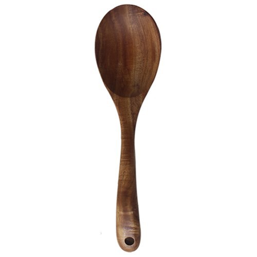Juego de 2 utensilios antiadherentes para servir ensaladas de madera de teca cuchara tenedor cocina - Imagen 10 de 12