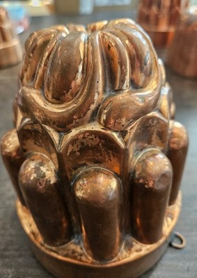 Antique copper jelly mold by Benham