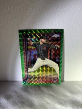 2025 Topps Chrome Corbin Burnes Green 73/99 XFactor #17 Baseball Card