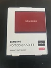 Samsung Portable SSD T7 500GBExternal USB-C SSD - New FactorySealed - Red