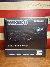 Wesco 20V Max 2.0Ah 36Wh Replacement Battery ...