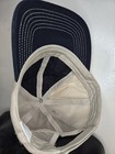 Menards-branded trucker hat Adjustable Mesh Back in navy blue and beige — photo 6