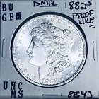 1882 S BU GEM MORGAN SILVER DOLLAR UNC MS+++ U.S. MINT RARE COIN 8843