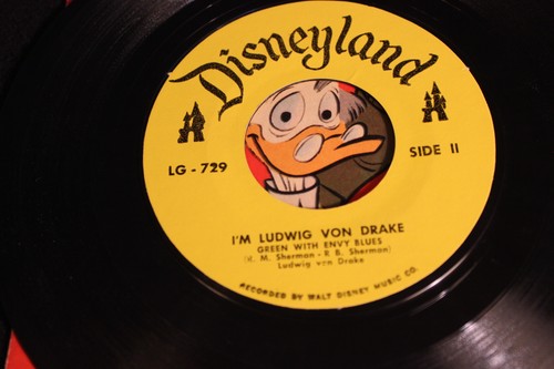 Disneyland Record I'M LUDWIG VON DRAKE 45rpm Walt Disney History Vault - Picture 5 of 7