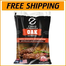 All-Natural Oak Wood Pellets - 20lbs for Exceptional Smoking and Grilling