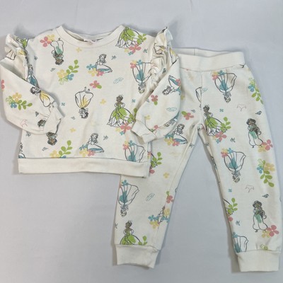 Disney Princess Size 3T Sweater Set Cinderella Tiana