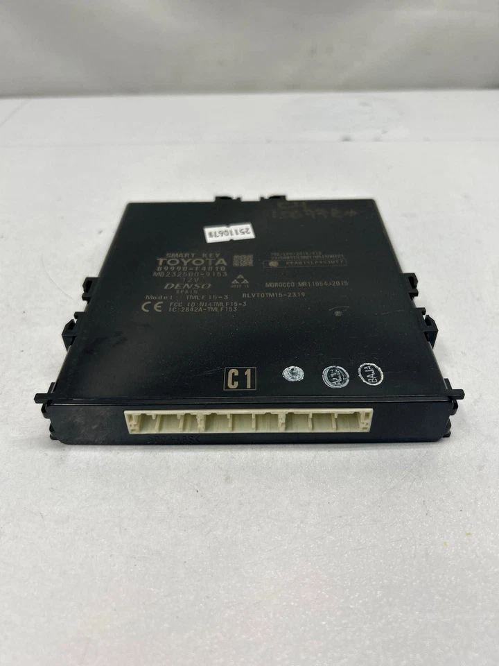 Toyota CHR keyless ignition control 2018 2019 module unit assy OEM 89990F4010 - Image 3 of 4