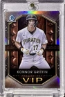 KONNOR GRIFFIN RARE BOWMAN CHROME VIP INSERT INVESTMENT CARD PITTSBURGH PIRATES
