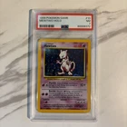 1999 POKEMON Mewtwo-Holo PSA 7 Base Set Unlimited #10