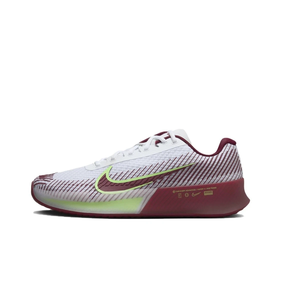 NikeCourt Air Zoom Vapor 11 HC White Team Red for Sale