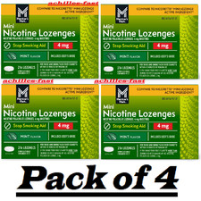 4 Pack - Member s Mark Nicotine Mini Lozenge,Flavor: Mint 4 MG . 216 ct.