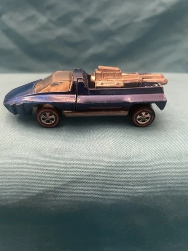 Vintage 1969 Hot Wheels Redlines Hairy Hauler Blue Mint Condition! Made In USA